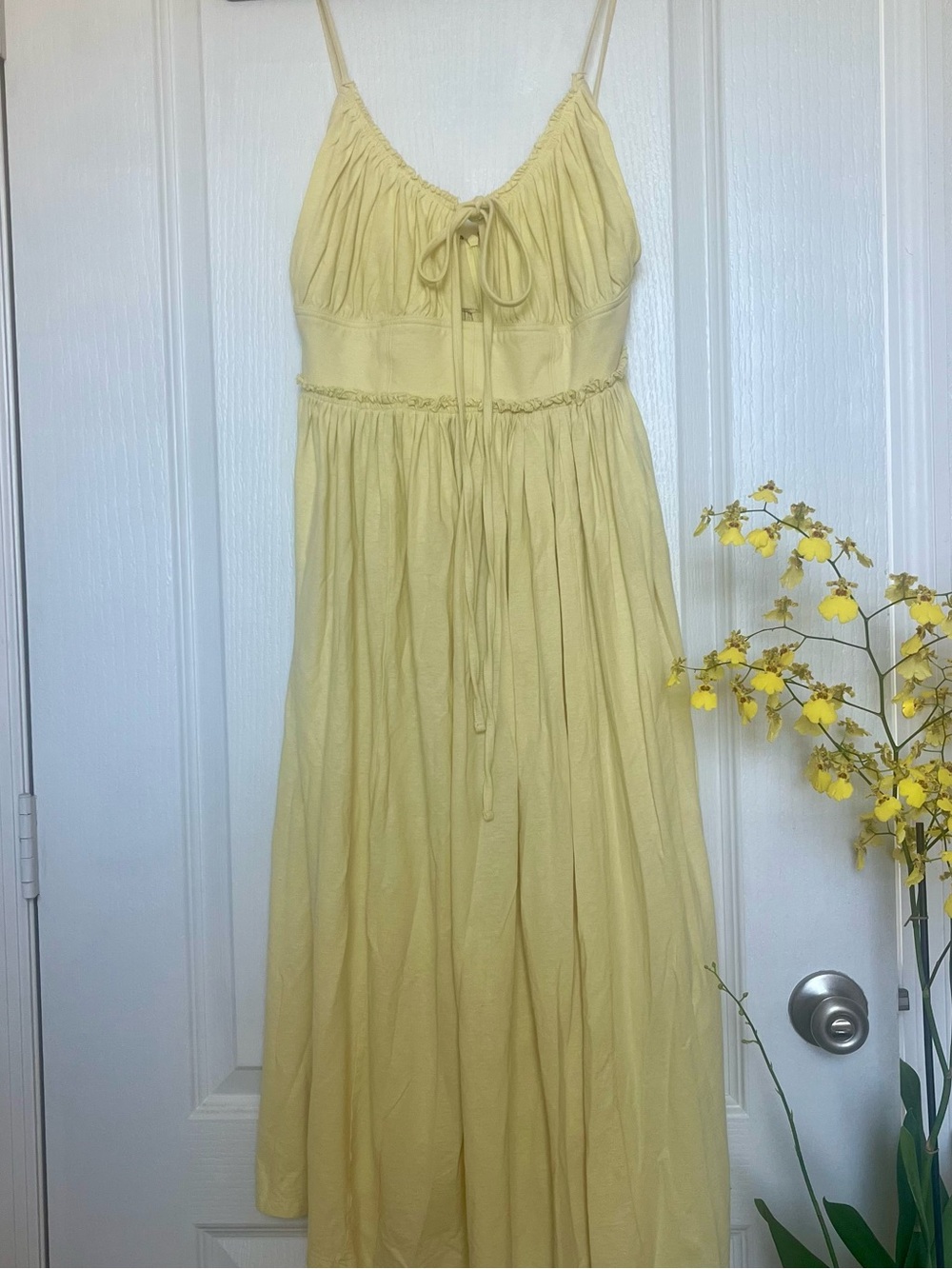 Ulla Johnson Yellow Midi/Maxi Dress, 100% cotton